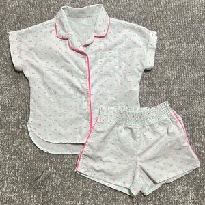 GAP Kids Pajamas - White with Pink Accents